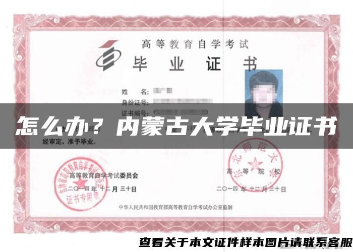 怎么办？内蒙古大学毕业证书