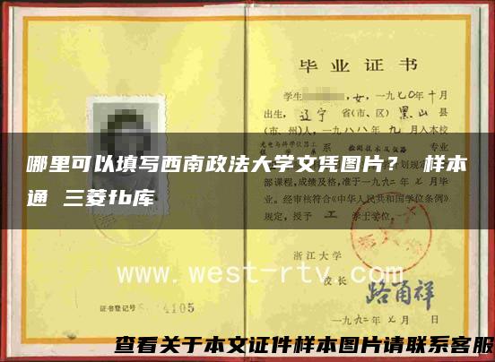 哪里可以填写西南政法大学文凭图片？ 样本通 三菱fb库