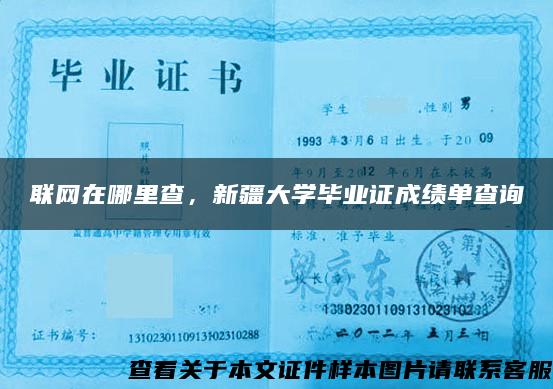 联网在哪里查，新疆大学毕业证成绩单查询