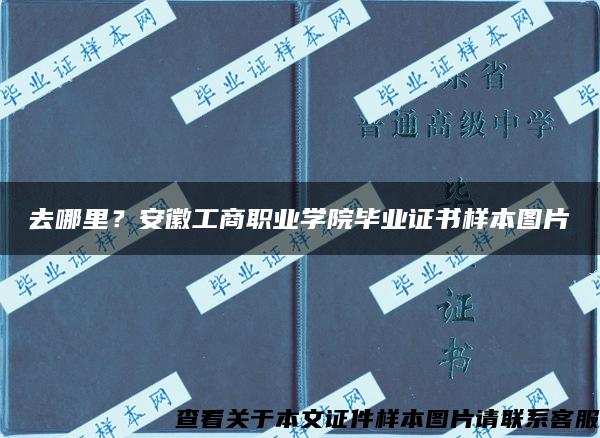 去哪里？安徽工商职业学院毕业证书样本图片