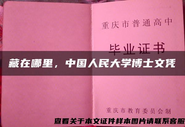 藏在哪里，中国人民大学博士文凭