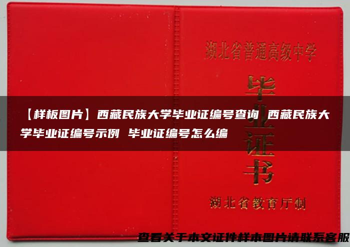 【样板图片】西藏民族大学毕业证编号查询 西藏民族大学毕业证编号示例 毕业证编号怎么编