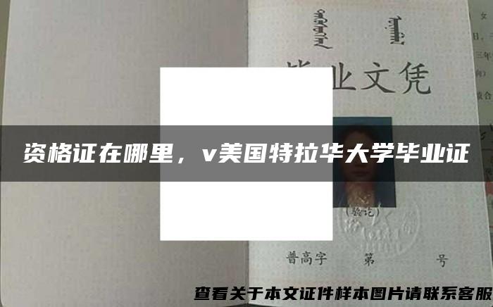 资格证在哪里，v美国特拉华大学毕业证