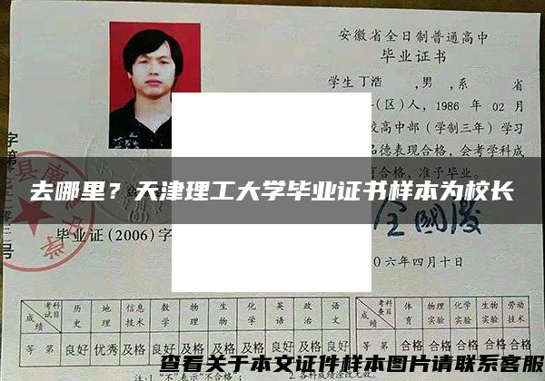 去哪里？天津理工大学毕业证书样本为校长