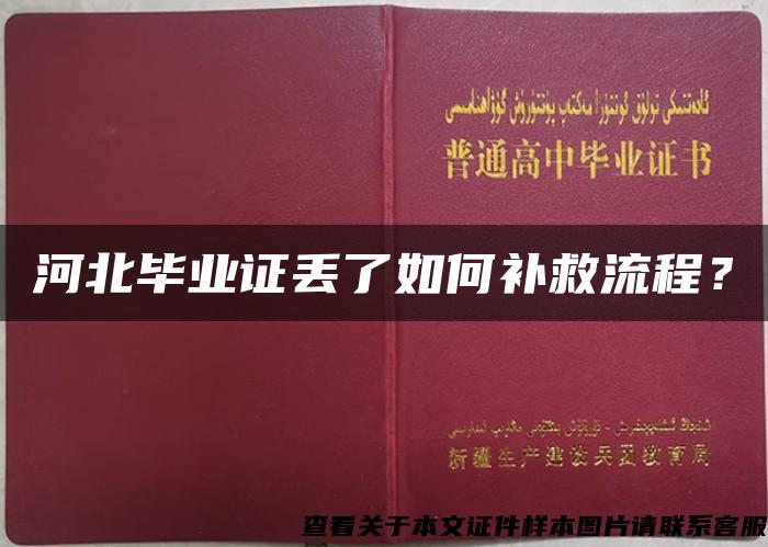 河北毕业证丢了如何补救流程？