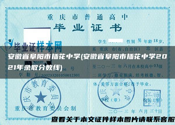 安徽省阜阳市插花中学(安徽省阜阳市插花中学2021年录取分数线)