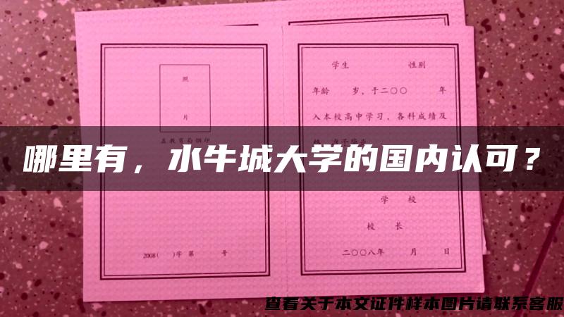 哪里有，水牛城大学的国内认可？