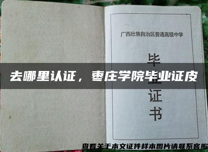 去哪里认证，枣庄学院毕业证皮