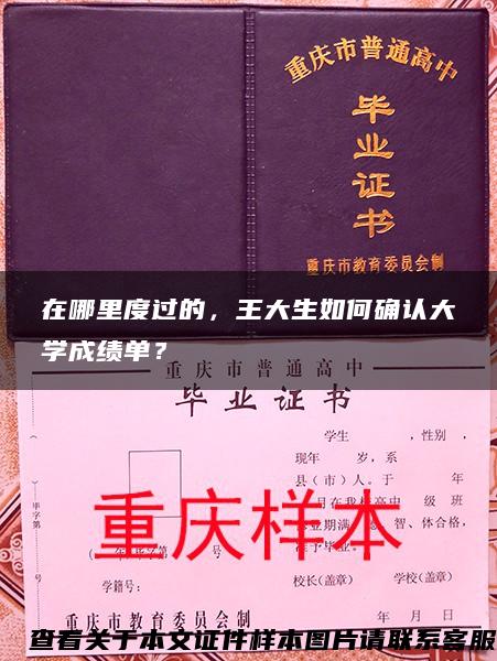 在哪里度过的，王大生如何确认大学成绩单？