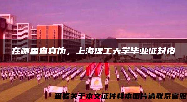 在哪里查真伪，上海理工大学毕业证封皮