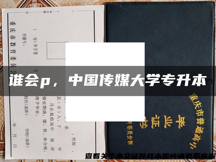 谁会p，中国传媒大学专升本