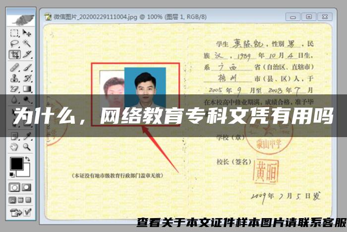 为什么，网络教育专科文凭有用吗