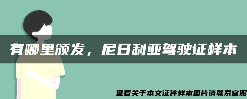 有哪里颁发，尼日利亚驾驶证样本