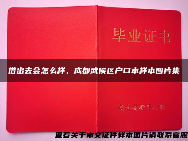 借出去会怎么样，成都武侯区户口本样本图片集