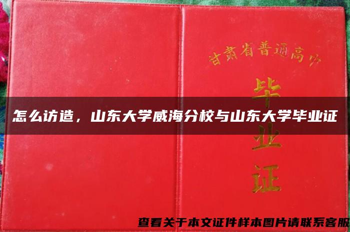 怎么访造，山东大学威海分校与山东大学毕业证