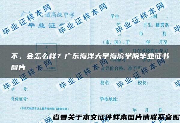 不，会怎么样？广东海洋大学海滨学院毕业证书图片