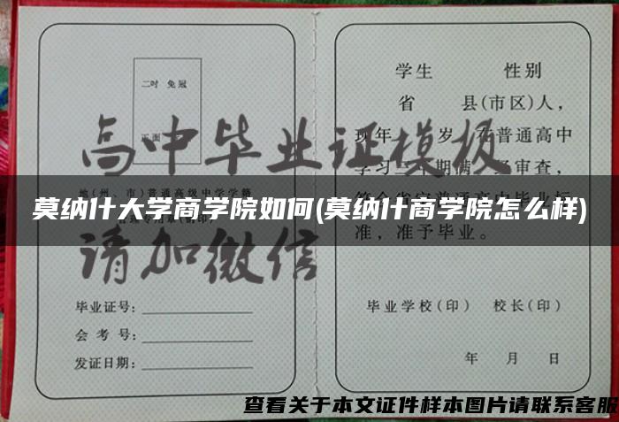 莫纳什大学商学院如何(莫纳什商学院怎么样)