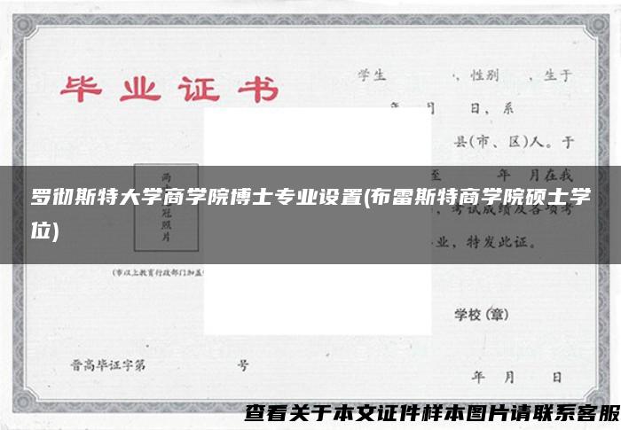 罗彻斯特大学商学院博士专业设置(布雷斯特商学院硕士学位)