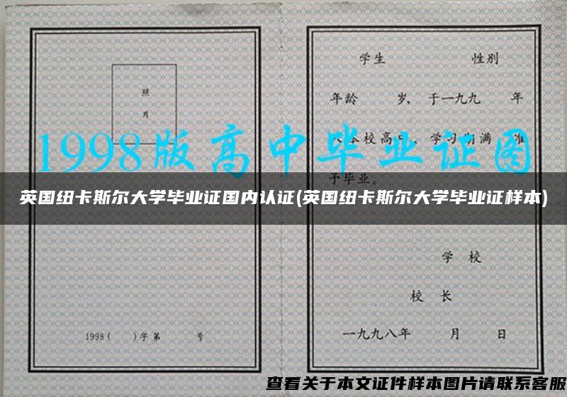 英国纽卡斯尔大学毕业证国内认证(英国纽卡斯尔大学毕业证样本)