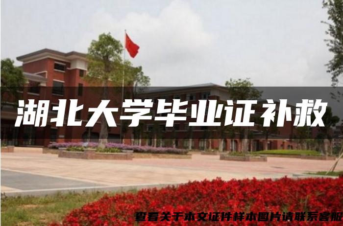 湖北大学毕业证补救