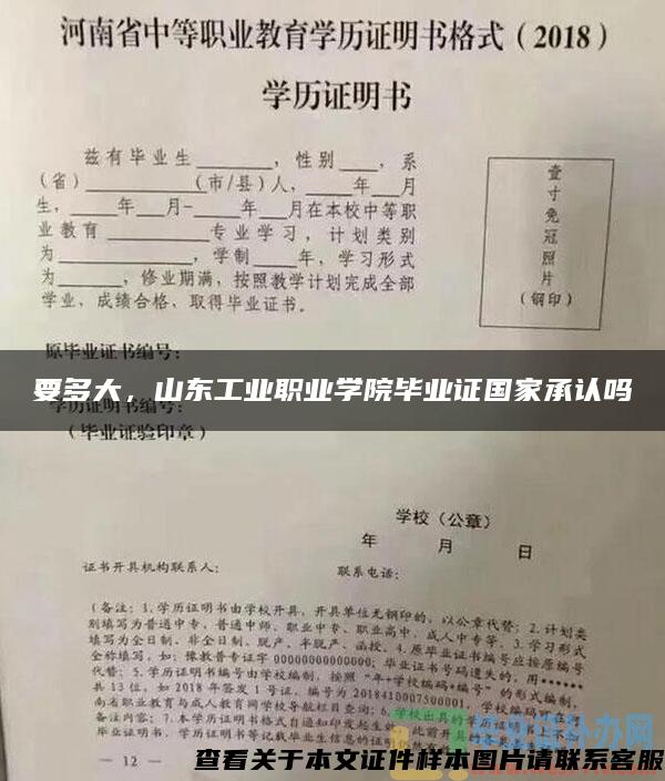 要多大，山东工业职业学院毕业证国家承认吗