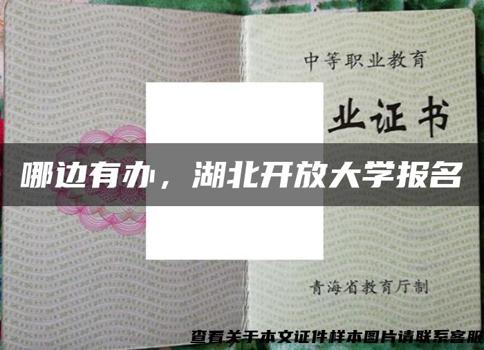 哪边有办，湖北开放大学报名