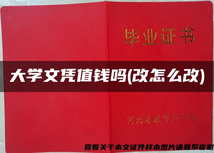 大学文凭值钱吗(改怎么改)