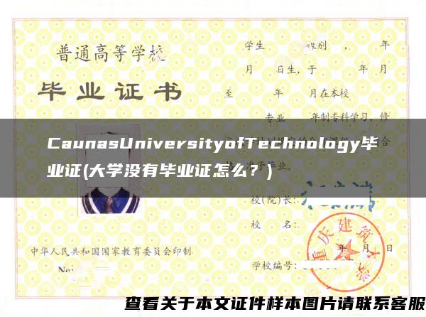 CaunasUniversityofTechnology毕业证(大学没有毕业证怎么？)