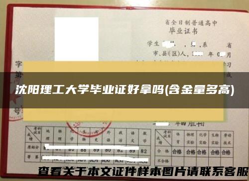 沈阳理工大学毕业证好拿吗(含金量多高)