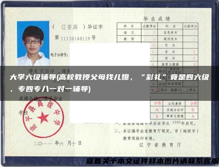 大学六级辅导(高校教授父母找儿媳，“彩礼”竟是四六级、专四专八一对一辅导)