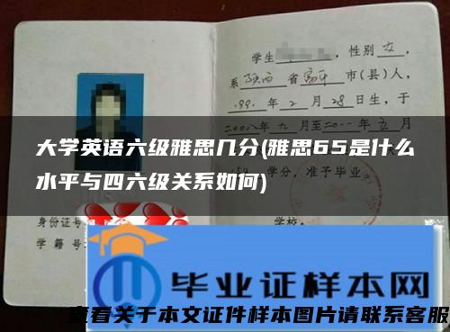 大学英语六级雅思几分(雅思65是什么水平与四六级关系如何)