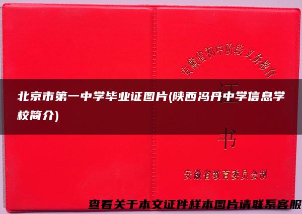 北京市第一中学毕业证图片(陕西冯丹中学信息学校简介)