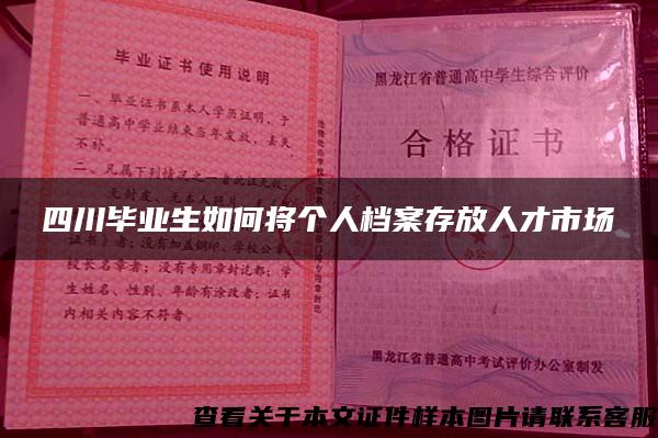 四川毕业生如何将个人档案存放人才市场