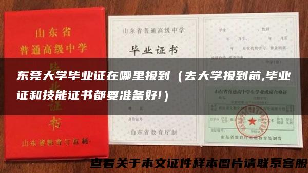 东莞大学毕业证在哪里报到（去大学报到前,毕业证和技能证书都要准备好!）