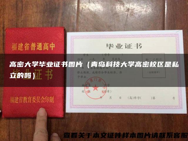 高密大学毕业证书图片（青岛科技大学高密校区是私立的吗）