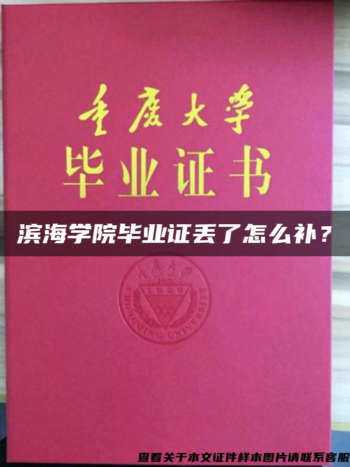 滨海学院毕业证丢了怎么补？