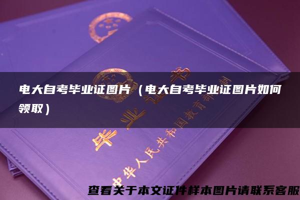 电大自考毕业证图片（电大自考毕业证图片如何领取）