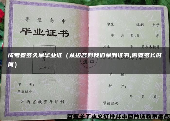 成考要多久拿毕业证（从报名到我们拿到证书,需要多长时间）