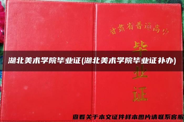 湖北美术学院毕业证(湖北美术学院毕业证补办)