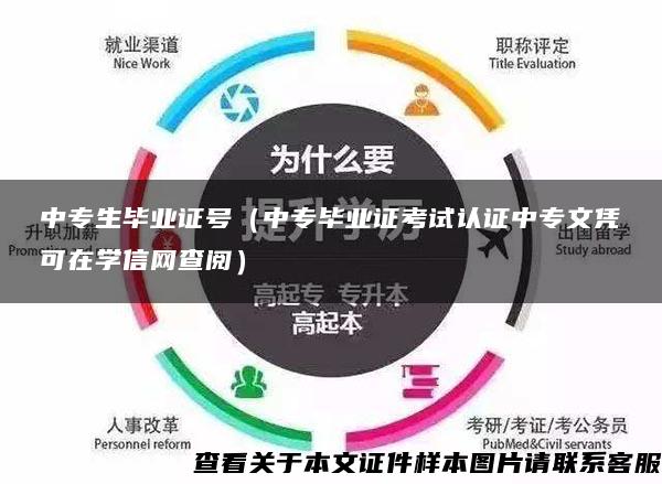 中专生毕业证号（中专毕业证考试认证中专文凭可在学信网查阅）