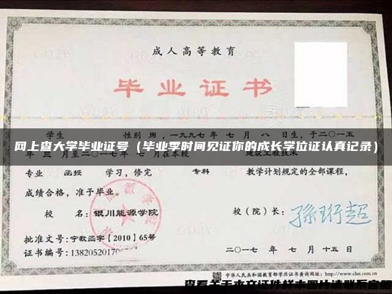 网上查大学毕业证号（毕业季时间见证你的成长学位证认真记录）