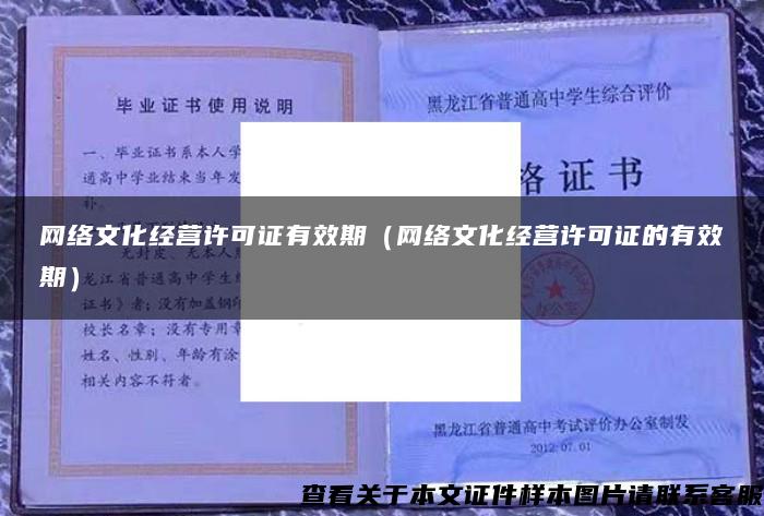 网络文化经营许可证有效期（网络文化经营许可证的有效期）