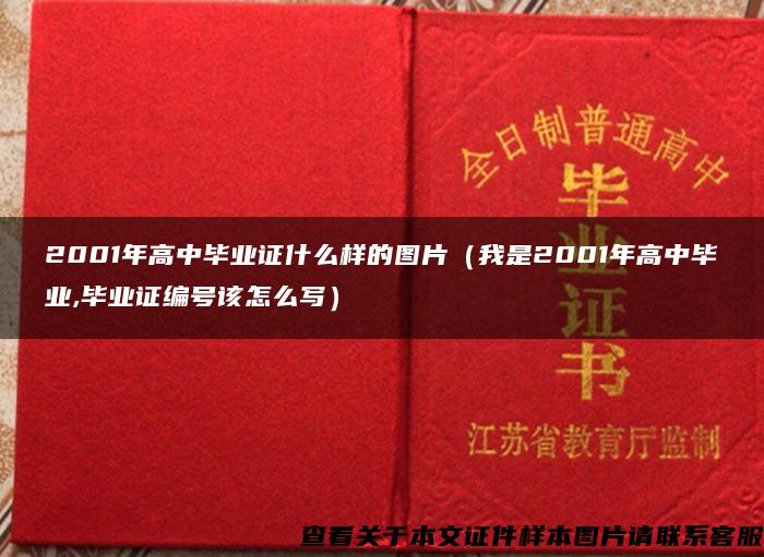 2001年高中毕业证什么样的图片（我是2001年高中毕业,毕业证编号该怎么写）