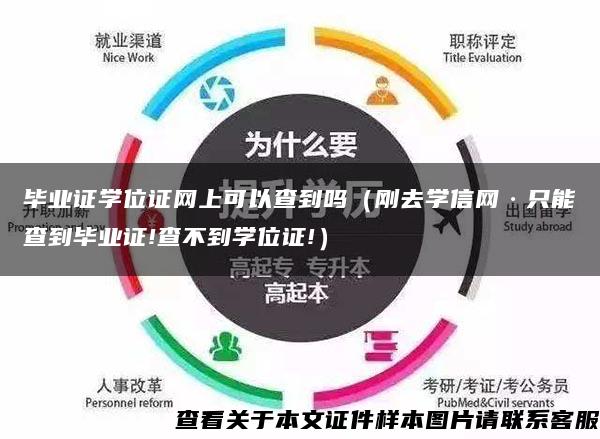 毕业证学位证网上可以查到吗（刚去学信网·只能查到毕业证!查不到学位证!）