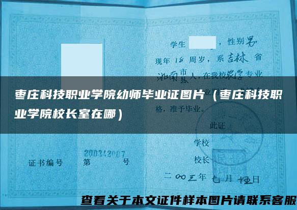 枣庄科技职业学院幼师毕业证图片（枣庄科技职业学院校长室在哪）