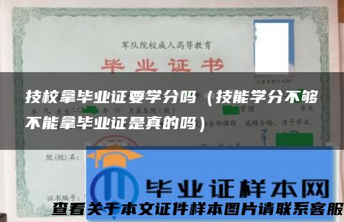 技校拿毕业证要学分吗（技能学分不够不能拿毕业证是真的吗）