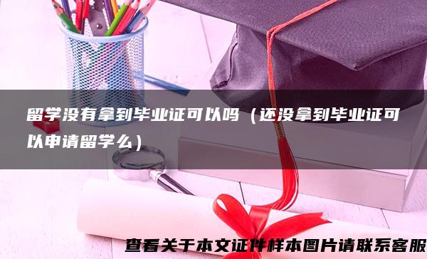 留学没有拿到毕业证可以吗（还没拿到毕业证可以申请留学么）