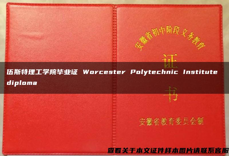 伍斯特理工学院毕业证 Worcester Polytechnic Institute diploma