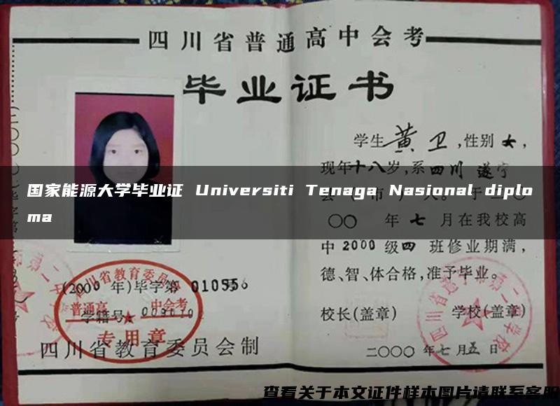 国家能源大学毕业证 Universiti Tenaga Nasional diploma