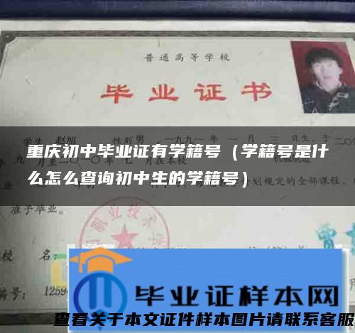 重庆初中毕业证有学籍号（学籍号是什么怎么查询初中生的学籍号）